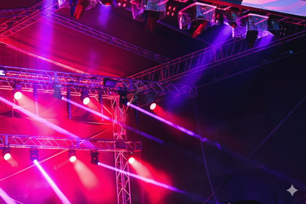 renginių techninis aptarnavimas apšvietimas