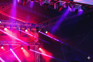 renginių techninis aptarnavimas apšvietimas